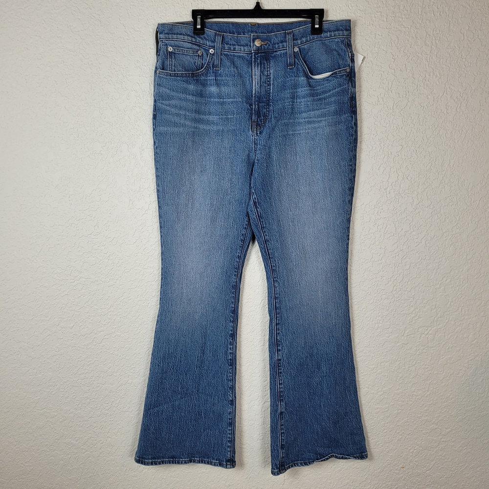 NWOT Madewell Women's Tall Boot Jeans Tierney Wash Eco Edition Blue Size 32